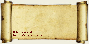 Kristina Eraković vizit kartica